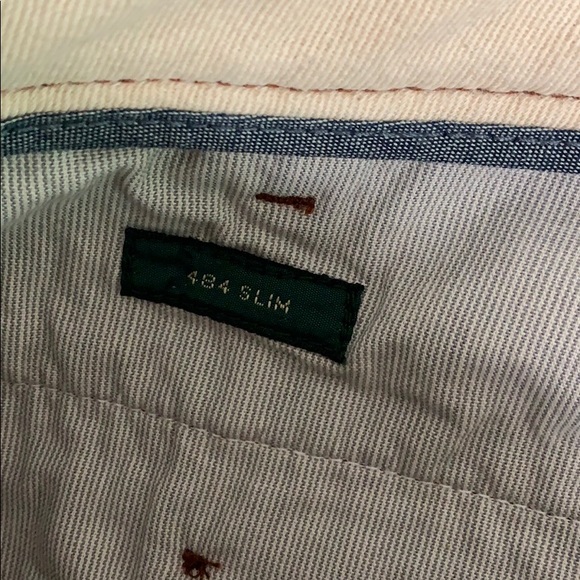 J Crew Always Red Oarsman Pants 484 Slim 40 / 30 - Picture 5 of 8